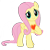 Size: 1700x1700 | Tagged: safe, anonymous artist, artist:jhayarr23, derpibooru original, edit, character:fluttershy, species:pegasus, species:pony, cute, folded wings, heart, hoof on chest, looking at you, shyabetes, simple background, smiling, solo, transparent background, vector, wings