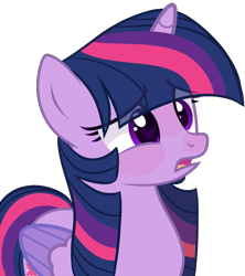 Size: 1280x1440 | Tagged: artist needed, safe, artist:bublebee123, base used, part of a set, character:twilight sparkle, character:twilight sparkle (alicorn), species:alicorn, species:pony, disturbed, female, heart eyes, mare, open mouth, simple background, solo, transparent background, wingding eyes
