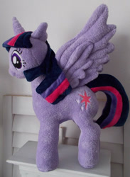 Size: 413x564 | Tagged: artist needed, safe, character:twilight sparkle, character:twilight sparkle (alicorn), species:alicorn, species:pony, episode:magical mystery cure, g4, my little pony: friendship is magic, female, irl, mare, photo, plushie