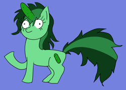Size: 814x586 | Tagged: artist needed, source needed, useless source url, safe, oc, oc only, species:pony, species:unicorn, original character do not steal, pickle, pickle surprise, simple background, solo, wide eyes