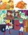 Size: 746x937 | Tagged: artist needed, source needed, useless source url, safe, character:braeburn, character:little strongheart, character:sandbar, character:yona, species:earth pony, species:pony, species:yak, ship:braeheart, ship:yonabar, episode:over a barrel, episode:she's all yak, episode:the last problem, g4, my little pony: friendship is magic, bow, clothing, cloven hooves, coincidence, cowboy hat, female, hair bow, hat, headdress, implied snu snu, male, meme, monkey swings, older, older braeburn, older little strongheart, older sandbar, older yona, shipping, spider-man, stallion, straight