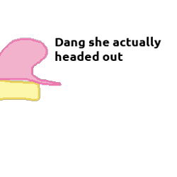 Size: 256x256 | Tagged: artist needed, safe, character:fluttershy, species:pegasus, species:pony, 1000 hours in ms paint, flying, ight imma head out, meme, simple background, solo, text, transparent background