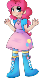 Size: 500x1000 | Tagged: artist needed, safe, character:pinkie pie, my little pony:equestria girls, human coloration, humanized, redesign