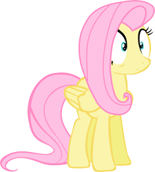 Size: 3000x3336 | Tagged: artist needed, dead source, safe, character:fluttershy, species:pegasus, species:pony, female, frown, mare, scared, simple background, solo, terrified, transparent background, vector, wide eyes