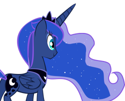 Size: 1725x1395 | Tagged: artist needed, safe, character:princess luna, simple background, solo, transparent background, vector