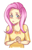 Size: 504x788 | Tagged: safe, artist:zunkezunke, character:fluttershy, species:human, humanized, solo, white background
