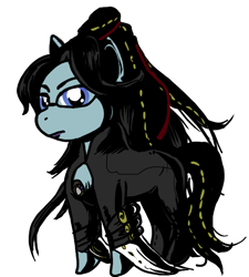 Size: 600x667 | Tagged: artist needed, source needed, safe, bayonetta, bayonetta (character), glasses, ponified
