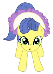 Size: 902x1267 | Tagged: artist needed, safe, species:earth pony, species:pony, background pony, clothing, dress, female, mare, masquerade, simple background, solo, surprised, transparent background