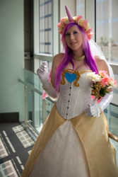 Size: 3162x4743 | Tagged: artist needed, safe, artist:unkcos19, character:princess cadance, species:human, anime expo, anime expo 2012, clothing, cosplay, evening gloves, flower, irl, irl human, photo, solo