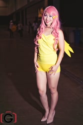 Size: 1333x2000 | Tagged: artist needed, safe, character:fluttershy, species:human, anime expo, cosplay, irl, irl human, photo, solo