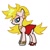 Size: 432x428 | Tagged: safe, artist:osmatar, species:earth pony, species:pony, anarchy panty, panty and stocking with garterbelt, ponified, white background