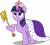 Size: 5000x4470 | Tagged: safe, artist:canon-lb, character:twilight sparkle, character:twilight sparkle (alicorn), species:alicorn, species:pony, episode:princess twilight sparkle, g4, my little pony: friendship is magic, season 4, absurd resolution, big crown thingy, clothing, female, mare, robe, scepter, simple background, solo, transparent background, twilight scepter, vector