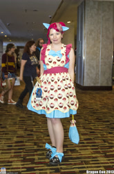 Size: 2953x4465 | Tagged: artist needed, safe, character:cup cake, species:human, convention, cosplay, dragon con 2013, dragoncon, dragoncon 2013, irl, irl human, photo