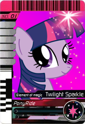 Size: 350x510 | Tagged: artist needed, safe, character:twilight sparkle, species:pony, species:unicorn, g4, female, kamen rider, kamen rider decade, mare, solo
