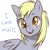 Size: 500x500 | Tagged: dead source, safe, artist:askderpyhooves, character:derpy hooves, species:pegasus, species:pony, ask, ask derpyhooves, blushing, cute, derpabetes, female, mare, open mouth, smiling, solo