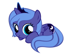 Size: 500x386 | Tagged: artist needed, safe, character:princess luna, species:pony, cute, dawwww, filly, hnnng, lunabetes, simple background, solo, transparent background, vector, weapons-grade cute, woona