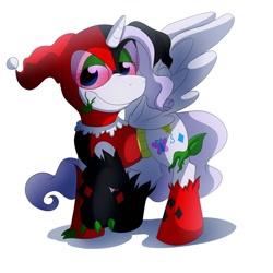 Size: 894x894 | Tagged: artist needed, safe, character:fluttershy, character:pinkie pie, character:rarity, batman, catwoman, crossover, dc comics, flutterbitch, fusion, harley quinn, poison ivy, solo