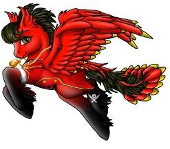 Size: 247x217 | Tagged: artist needed, safe, species:pegasus, species:pony, captain marvelous, flying, gokaiger, looking at you, picture for breezies, ponified, simple background, smiling, solo, super sentai, white background