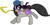 Size: 900x443 | Tagged: safe, artist:giantsquidie, character:octavia melody, species:earth pony, species:pony, mask, masked, running, saddle bag, simple background, sly cooper, thief, white background