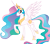 Size: 1951x1719 | Tagged: artist needed, safe, character:princess celestia, species:alicorn, species:pony, artifact, female, looking at you, mare, meta in context, ponibooru, raised hoof, raised leg, simple background, smiling, solo, spread wings, stock vector, the first image ever posted on ponibooru, transparent background, vector, wings