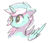 Size: 500x429 | Tagged: artist needed, safe, character:lyra heartstrings, species:alicorn, species:pony, g4, alicornified, colored, colored sketch, eye clipping through hair, female, floppy ears, folded wings, lyracorn, mare, portrait, race swap, simple background, sketch, solo, three quarter view, white background, wings