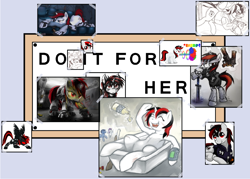 Size: 1132x809 | Tagged: artist needed, safe, oc, oc only, oc:blackjack, fallout equestria, do it for her, meme, the simpsons