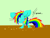 Size: 1972x1504 | Tagged: artist needed, source needed, safe, character:rainbow dash, 1000 hours in ms paint, catified, species swap