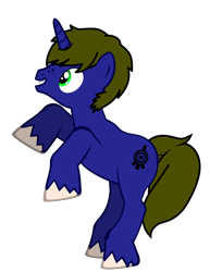 Size: 1652x2138 | Tagged: artist needed, safe, oc, oc only, code lyoko, pony creator, pony maker, pose, simple background, solo, transparent background, xana