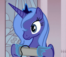 Size: 232x201 | Tagged: artist needed, safe, character:princess luna, gamer luna, animated, lowres, s1 luna, solo