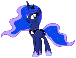 Size: 3560x2704 | Tagged: artist needed, safe, character:princess luna, simple background, solo, transparent background, vector