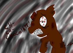 Size: 500x360 | Tagged: artist needed, safe, 30 minute art challenge, chocolate, food pony, original species, ponified