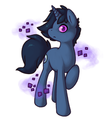 Size: 846x929 | Tagged: artist needed, source needed, safe, enderman, endermare, enderpony, minecraft, ponified, simple background, solo, transparent background