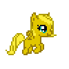 Size: 100x100 | Tagged: artist needed, safe, oc, oc only, oc:ticket, species:alicorn, species:pony, alicorn oc, animated, female, filly, flying, gif, mare, pixel art, simple background, solo, sprite, transparent background, wing flap