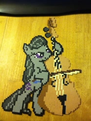 Size: 1536x2056 | Tagged: artist needed, safe, character:octavia melody, cello, merchandise, musical instrument, perler, perler beads, solo