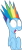 Size: 900x2006 | Tagged: safe, artist:blmn564, character:rainbow dash, species:pegasus, species:pony, alternate hairstyle, excited, female, insanity, simple background, solo, surprised, transparent background, vector, wild take