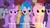 Size: 1920x1080 | Tagged: safe, artist:madame le flour, character:bon bon, character:fluttershy, character:lyra heartstrings, character:sweetie drops, character:twilight sparkle, oc, oc:sethisto, oc:the living tombstone, background pony, pmv, self ponidox