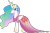 Size: 1600x1062 | Tagged: safe, artist:90sigma, character:princess celestia, .svg available, clothing, cute, dress, dressup, simple background, solo, svg, transparent background, vector