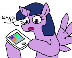 Size: 1280x1024 | Tagged: artist needed, safe, character:twilight sparkle, character:twilight sparkle (alicorn), species:alicorn, species:pony, cellphone, confused, eyes on the prize, female, mare, phone, solo