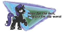 Size: 450x225 | Tagged: artist needed, safe, character:rarity, oc, unnamed oc, species:changeling, .svg available, changelingified, elusive, rule 63, simple background, solo, svg, transparent background, vector, vector edit