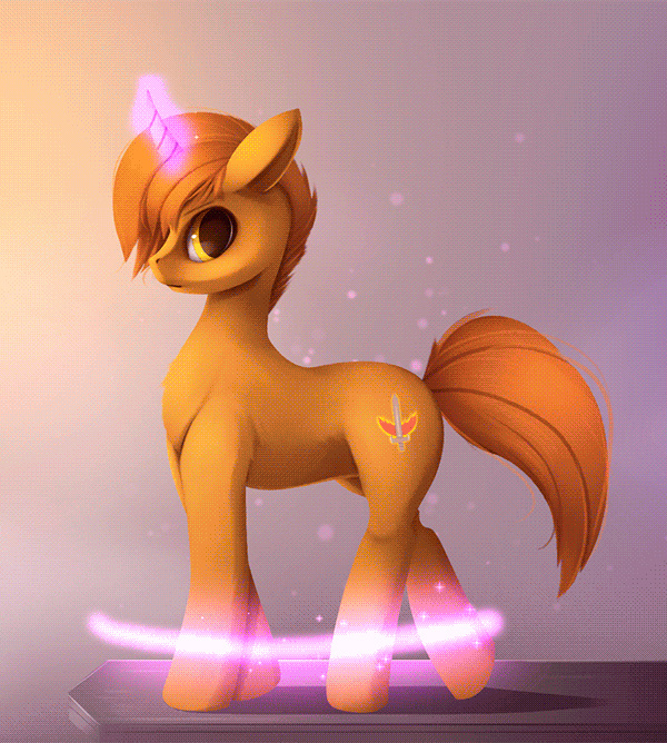 Size: 600x668 | Tagged: safe, artist:rodrigues404, oc, oc only, oc:ember song, species:changeling, species:pony, species:unicorn, animated, changeling oc, changeling queen, changeling queen oc, female, magic, purple changeling, solo