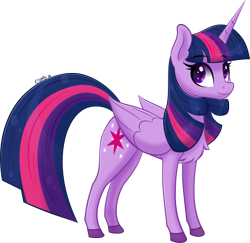 Size: 901x875 | Tagged: safe, artist:ctb-36, character:twilight sparkle, character:twilight sparkle (alicorn), species:alicorn, species:pony, chest fluff, female, mare, simple background, solo, transparent background