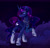 Size: 3080x2960 | Tagged: safe, artist:magnaluna, character:princess luna, species:alicorn, species:pony, g4, beautiful, bedroom eyes, clothing, dark, detailed, female, galaxy mane, hoof shoes, jewelry, mare, raised hoof, shoes, solo, three quarter view