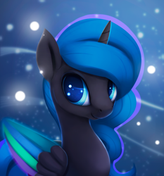 Size: 700x752 | Tagged: safe, artist:rodrigues404, oc, oc only, species:alicorn, species:pony, alicorn oc, colored wings, cute, multicolored wings, solo, stars