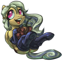 Size: 1535x1485 | Tagged: safe, artist:mav, oc, oc only, species:earth pony, species:pegasus, species:pony, clothing, drink, mate, socks, solo, style emulation, uruguay