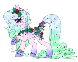 Size: 2500x2000 | Tagged: safe, artist:immagoddampony, oc, oc only, original species, simple background, solo, transparent background, water garden pony