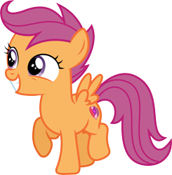 Size: 6001x6135 | Tagged: safe, artist:deratrox, character:scootaloo, species:pegasus, species:pony, episode:newbie dash, g4, my little pony: friendship is magic, absurd resolution, cutie mark, female, filly, simple background, solo, the cmc's cutie marks, transparent background, vector