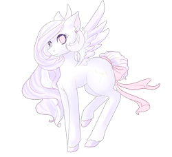 Size: 963x879 | Tagged: safe, artist:rosewend, oc, oc only, oc:dove, oc:dovelynn, species:pegasus, species:pony, multicolored hair, simple background, transparent background, white coat