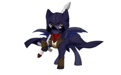 Size: 1024x640 | Tagged: safe, artist:lilapudelpony, oc, oc only, oc:lunaris bellator, assassins creed, crossover, solo
