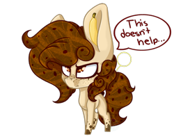 Size: 2500x2000 | Tagged: safe, artist:immagoddampony, oc, oc only, chibi, closed species, cocktail colt, freckles, high res, original species, simple background, solo, transparent background