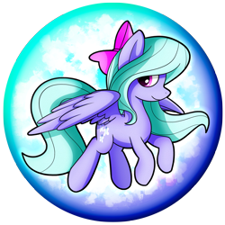 Size: 2539x2539 | Tagged: safe, artist:flamevulture17, character:flitter, species:pony, commission, cute, flitterbetes, orb, smiling, solo